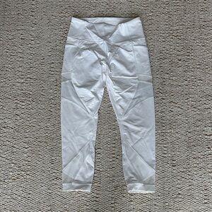lululemon White mesh cutout Leggings